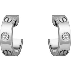 PENDIENTES LOVE 2 DIAMANTES