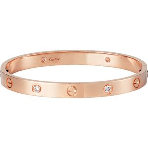 PULSERA LOVE 4 DIAMANTES