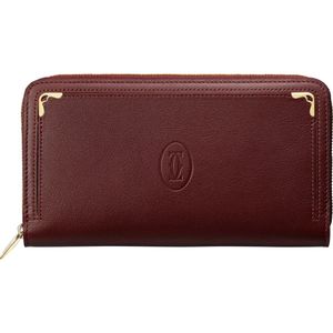 PEQUEÑA MARROQUINERÍA MUST DE CARTIER, CARTERA INTERNACIONAL CON CREMALLERA