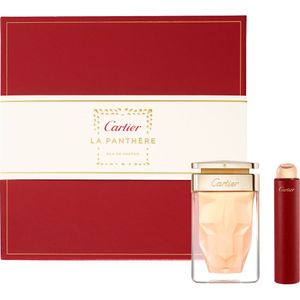 COFRE EAU DE PARFUM LA PANTHÈRE Y VAPORIZADOR DE BOLSILLO
