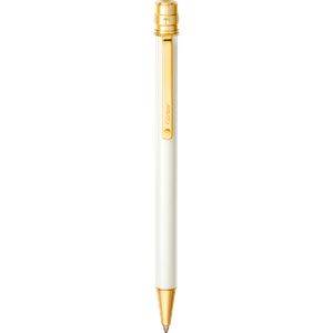 BOLÍGRAFO SANTOS DE CARTIER LACA BLANCA