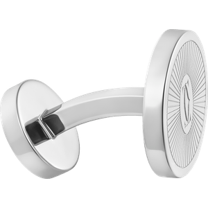 MANCUERNILLAS LOGO DOBLE C DE CARTIER MOTIVO SOLEIL PLATA 925/1000