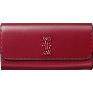 CARTERA INTERNACIONAL CON TAPA, DOBLE C DE CARTIER