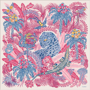 PAÑUELO CUADRADO 90 PANTHER JUNGLE