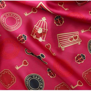 PAÑUELO CUADRADO 90 DIABOLO DE CARTIER