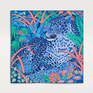 PAÑUELO CUADRADO 90 PANTHER IN THE JUNGLE
