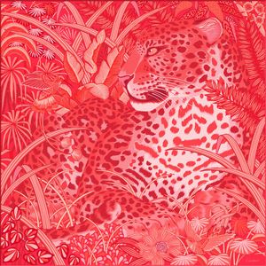 PAÑUELO CUADRADO 90 PANTHER IN THE JUNGLE