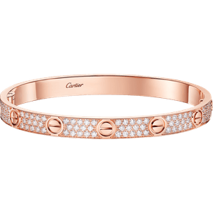 PULSERA LOVE, TAMAÑO CLÁSICO, PAVÉ