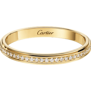 ALIANZA CARTIER D'AMOUR, ANCHO 2,3MM, PAVÉ